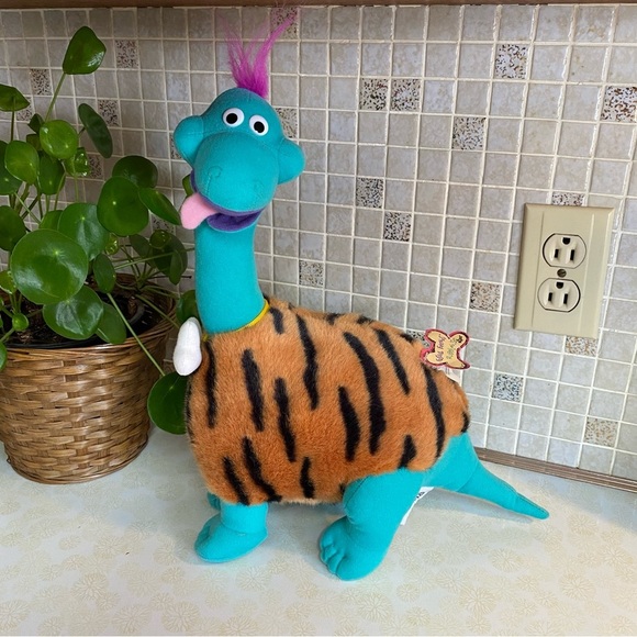 Vintage NWT Russ Fossil Friends Brachiosaurus dinosaur plush stuffed animal - Picture 1 of 11